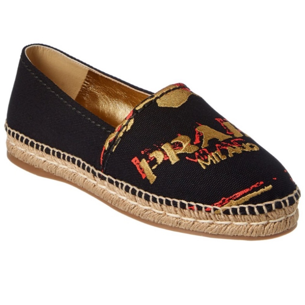 Prada Logo Espadrilles  Shoes